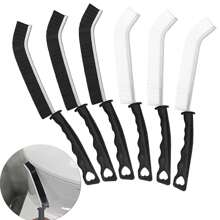 Pack Of 6 Gap Cleaning Brushes, Hard Bristles, Corner Cleaning Brush, Detail Cleaning Brush, Household Joint Brush, Corner Cleaning Brushes For Slide Rail, Keyboard, Window, Door Home Bathroom Decor Back To School