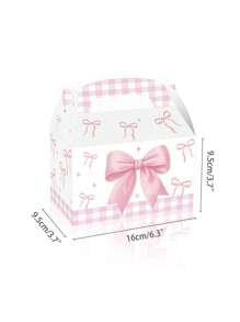 1set/3pcs,Festival Party Gift Boxes, Paper Dessert And Cake Gift Boxes, Suitable For Weddings, Anniversaries, And Celebration Events