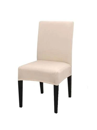 4/6/8/10件柔软简约纤维面料纯色弹力尺码椅套凳套保护家具椅面椅子家居装饰客厅厨房餐厅易于安装。办公椅椅垫坐垫办公室装饰房间装饰