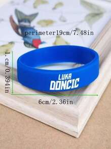 10pcs Outdoor Men's Basketball Fitness Wristbands, Luka Doncic Fan Accessories