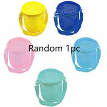 Large Capacity Beach Bag, Kids Beach Toy Storage Bag, Beach Sand Play Mesh Bag - Multicolor - View 7