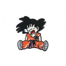 1 pieza de broche personalizado de moda con animación de dragón de bola de fuego súper saiyan Vegeta, accesorio de moda para bolso, adecuado para uso diario o como regalo