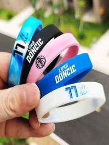 10pcs Outdoor Men's Basketball Fitness Wristbands, Luka Doncic Fan Accessories