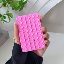 1pc Silicone Suction Phone Case Mount,Phone Suction Grip,Octobuddy,Sticky Phone Grip, Adhesive Phone Stand Sticky For Cell Phone - Multicolor - View 9