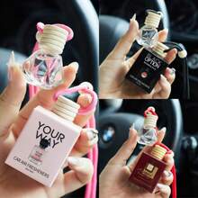 Profumo per auto da 8 ml, Diffusore d'aria solido adatto per uso quotidiano, viaggi, vacanze estive, regalo per le donne, dispenser di profumo per auto carino, profumo per auto a lunga durata, profumo per auto da donna che rimuove gli odori e ha un profumo persistente, prodotto per San Valentino, prodotto per matrimoni