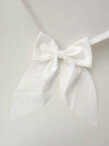 2 Pcs Small Simple Versatile Hair Bows Fashion Black And White Girls Bow Hair Clip Hair Accessories