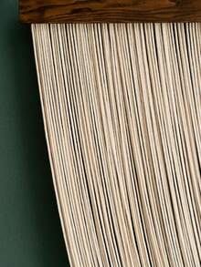 1 pieza Tapiz de estilo bohemio tejido a mano - Hilo degradado en beige - Decoración de pared grande para sala de estar, dormitorio, decoración del hogar moderna de estilo bohemio - Multicolor - Ver 12
