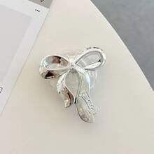 1pc Bowknot Engraved Letter Phone Grip Holder, Electroplated Acrylic Creative Cute High-Quality Aesthetic Expandable Grip Stand, 2-In-1 Adhesive Sticker & Holder, Suitable For Most Smartphones - Multicolor - View 14