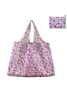 Sanrio 1 pezzo Borsa della spesa pieghevole Sanrio Hello Kitty Kawaii, My Melody, Kuromi, Cinnamoroll, grande per supermercato, portatile