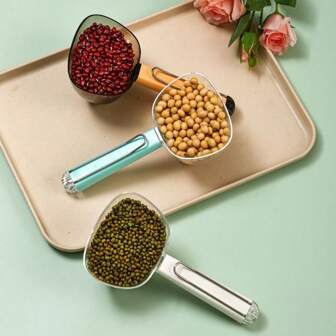 Large Capacity, Heat-Resistant, Dual-Purpose Grains Scoops With Measurement Markings, Suitable For Flour, Cereals And Baking