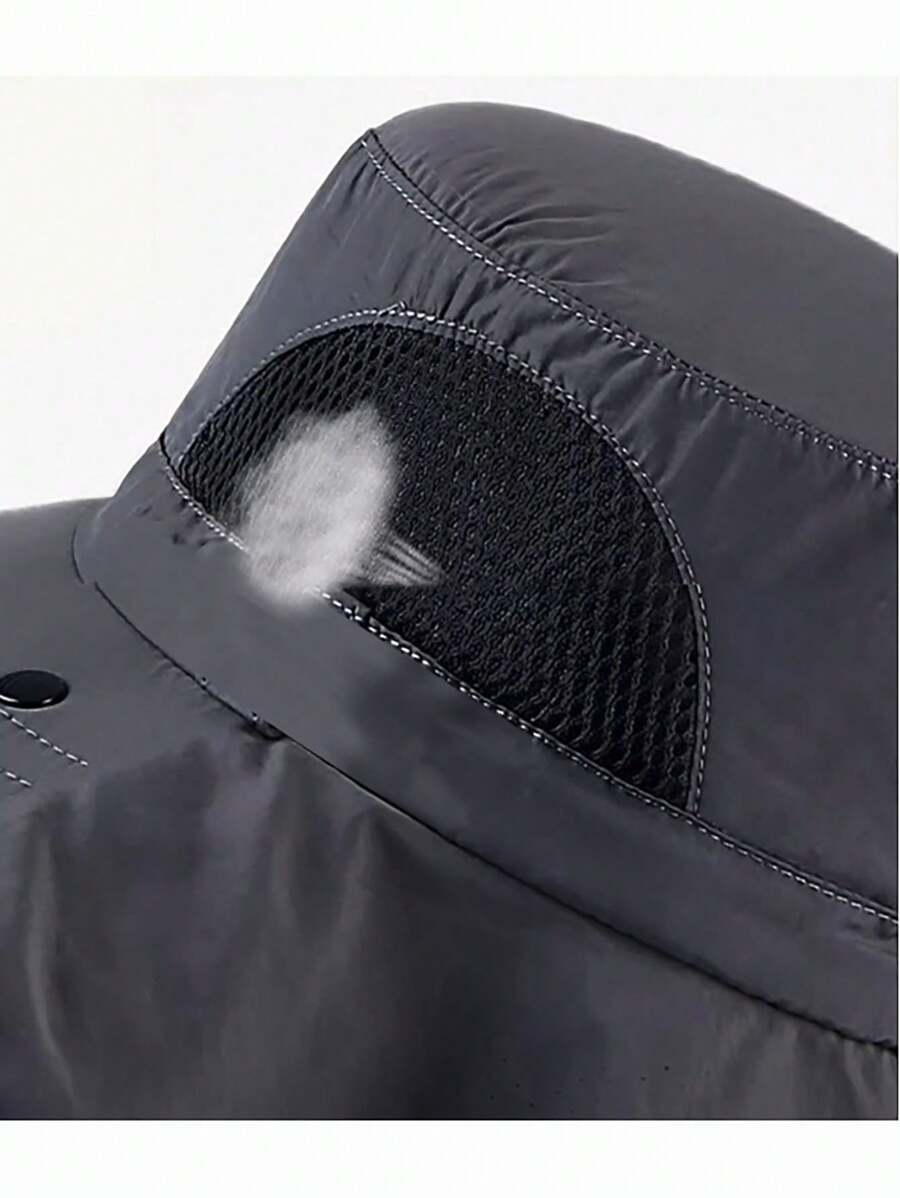 1pc Breathable Face Mask Sun Hat, Suitable For Outdoor, Sports, Hiking In Spring & Summer