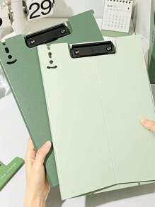 1 قطعة لوحة إرفاق قابلة للطي عمودية لتنظيم الملفات، أفقي أو عمودي متاح ، لوح كتابة محمول للتلخيص والتنظيم، لوحة بلاستيك بسيطة، مناسبة لإدارة مستندات العائلة، كتابة ورق A4، رسم الوقت الحر، لوازم المكتب، أعمال يدوية، أثاث المنزل، لوازم رسم ولوحات السفر