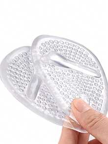 2 bucăți tampoane din silicon pentru antepicior, anti-alunecare, respirabile, previne frecarea picioarelor, confortabile și fără oboseală - clar - Vizualizare 4