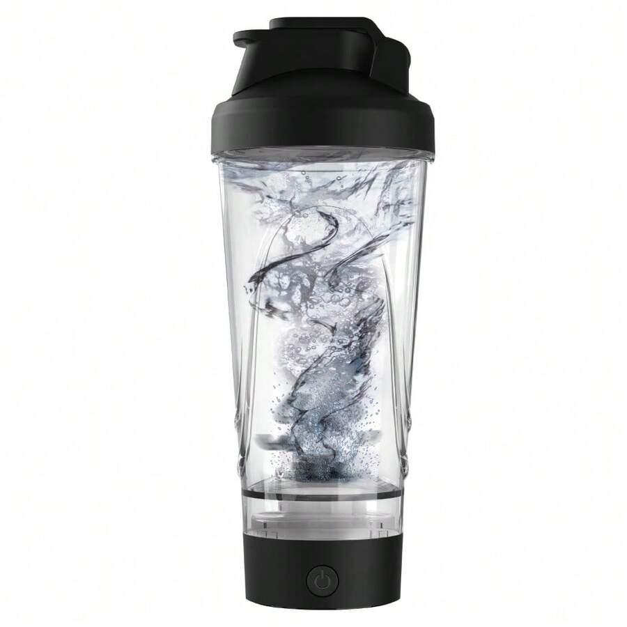Batidora eléctrica recargable para proteínas - Vaso mezclador automático de 24oz con pantalla LED, botella deportiva para exterior - 1 - Ver 1