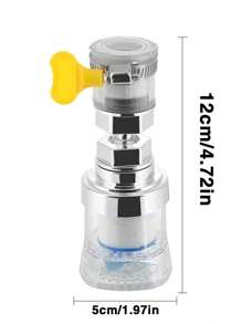 1 Set/8 Pcs Home Faucet Water Filter, 9th Gen Filtration Tap, PP+ABS Material, Kitchen Faucet Water Purifier, 360° Universal Rotation Filter With Cartridge, Suitable For Kitchen & Bathroom