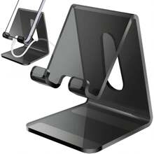 Acrylic Phone Holder, A Portable Phone Holder Suitable For Desktop Anti Slip Tabletops, 4-8 Inch Smartphone Holder