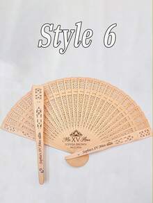 Wooden Fans With Custom Engraving, Wedding Guest Favors, Engagement Personalized Keepsakes, Bridal Shower SurpriseBulk Wedding Fan Favor For Guests Personalized Fans Party Favors Wedding Favor Ideas Gift For Couples Hand Fans Bridal Gift Baby Shower Gift - Multicolor - View 9