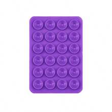 Silicone World Square Silicone Mobile Phone Fixing Suction Cup Car Mounted Bracket Phone Case Universal Anti Slip Suction Cup