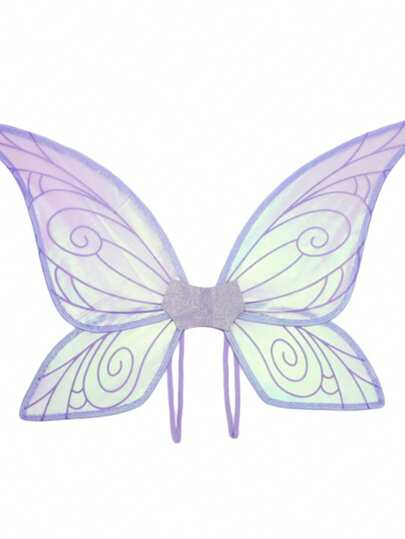 1pc New Holiday Party Makeup Prop Adult Costume Accessory Butterfly Wings, Fairy Wings