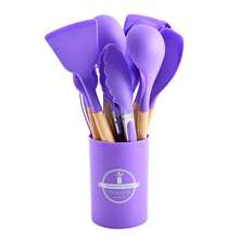 1 Stück Mini Silikon Kochlöffel, 12 Stücke Silikon Küchenutensilien Set