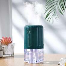 Dual-Nozzle Humidifier For Home Use – Silent Operation, Office & Bedroom Compatible, Constant Humidity, Dual-Core Large Mist Output, Safe For Nursery, Cold & Hot Mist Dual Modes, Smart Touch Control, Aromatherapy Function, Anti-Dry Burn Protection, With Colorful Night Light – Suitable For Home, Car, And Office Desktop USB-Powered - Multicolor - View 8