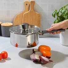 Russell Hobbs COMBO-6511 Saucepan Set, Excellence Collection Cooking Pots, Stainless Steel, Induction Casserole Pot Set, Pouring Lip, Ideal For Soups & Sauces, Mirror Polished Finish - 5 Piece Saucepan & Frying Pan Set - View 4