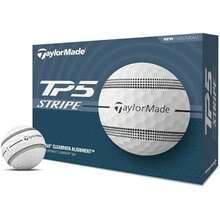 Golf 2024 TP5 Ste ONE Dozen Golf Balls - White/BlackStripe - View 5