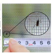 1pc Self-Adhesive Anti-Mosquito Mesh Window Screen, Bedroom Window Insect Proof Net, Pet Isolation, Scratch Resistant, Simple & Breathable, Handmade Home Decor