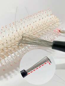 2 件发刷清洁刷脱毛器、梳子清洁爪、清洁剂、卷发气垫气囊梳、清洁工具、梳子脱毛、清洁用品、头发清洁刷、发梳清洁工具迷你梳子清洁刷、梳子清洁器梳子清洁耙梳子清洁器解开头发结嵌入式塑料手柄工具，适合家庭使用，理发店使用，携带方便，存放方便，回到学校，发梳，顺发刷，球刷，迷你发刷，发刷套装，木梳，梳子，光滑后刷，发刷，边缘刷，刷头发，发梳，发刷套装，梳头发，迷你发刷，顺发刷，美发产品，美发工具，美发用品，护发，卷发刷，理发师，理发配件，美发设备，旅行必需品，旅行必需品，发型，美发 - 彩色 - 查看 3