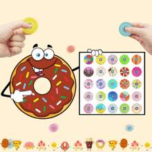 Donut Fidget Spinners Brinquedos, Fidget Spinners Aliviam Estresse e Ansiedade Depressão Brinquedos de Mesa Adultos, Hand Spinners Melhores Brinquedos para Mãos Pequenas Lembrancinhas de Festa de Aniversário, Enchedor de Sacola de Presente, Enchedor de Pinhata, Estilos de Cores Aleatórias