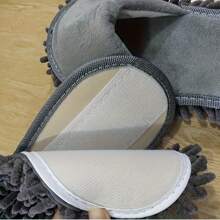 2 Stücke/1 Stück abnehmbare Mopp Hausschuhe, Mikrofaser Mopp Hausschuhe, weiche Socken - waschbar & wiederverwendbare Schuhüberzüge, wiederverwendbares Reinigungstuch, lässige Staub Mopp Hausschuhe, Haushaltsreinigung Hausschuhe - super weich und leise, Einheitsgröße, einzeln oder doppelt geeignet, Reinigungsbedarf, Reinigungswerkzeuge, Badezimmer Accessoires, einfach für Bodenreinigung, verwendet für Schlafzimmer, Küche, Badezimmer Staubreinigung, Reinigungszubehör, Reinigungswerkzeug Accessoires