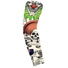 1/6pcs Temporary Tattoo Arm Sleeves Arts Fake Slip On Arm Sunscreen Sleeves Body Art Stockings Protector -Designs , Tiger, Dragon, Skull, And Etc Unisex Stretchable Cosplay Accessories, Temporary Tattoo Arm Sleeves Arts Fake Slip On Arm Sunscreen Sleeves Body Art Stockings Protector -Designs , Tiger, Dragon, Skull, And Etc Unisex Stretchable Cosplay Accessories