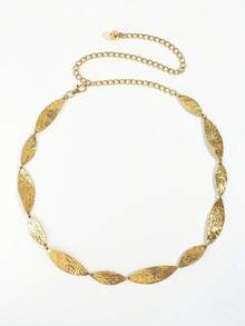 Fashion Metal Patchwork Waist Chain, Decorated For Dresses And S, Unisex Retro Style Waist Belt Fall, Autumn, Halloween