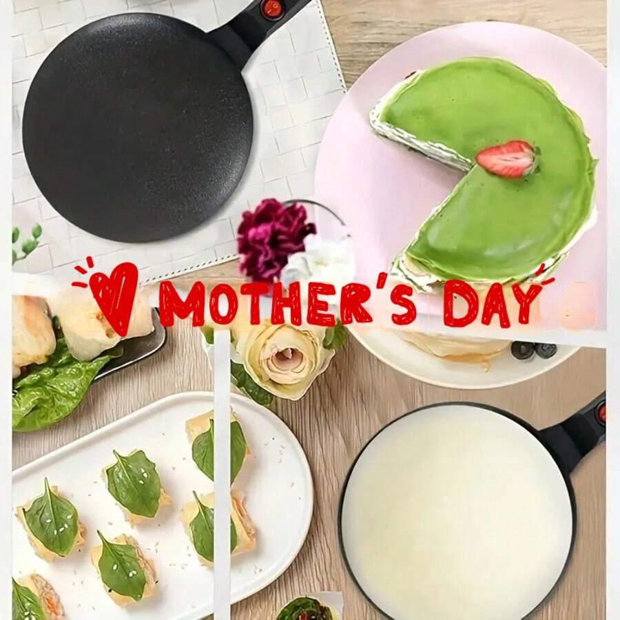 The Electric Crepe Machine Easily Makes The Perfect Crepes, Suitable For Breakfast, Brunch, And Dessert Parties. It Is A Must-Have Kitchen Tool For Every Family. - 查看 1