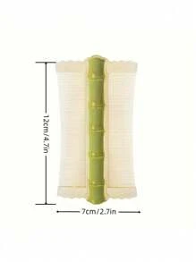 1pc Anti-Dandruff Head Brush, Dermal Scraper, Extremely Dense Comb For Lice Egg Removal, Double-Sided Bamboo Comb