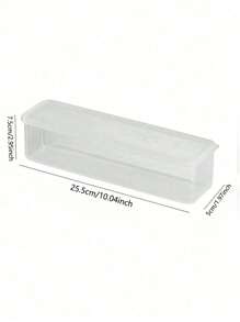 1-10 paquete de recipientes rectangulares apilables y herméticos - Conservador de hierbas y fiambrera para preparación de comidas | Aptos para congelador y microondas, tapas con cierre | Organizador de refrigerador, útiles escolares