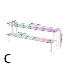 1pc 12-Hole Transparent Acrylic Ice Cream Cone Stand, Crispy Cone & Candy Display Holder