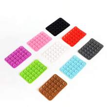 Silicone World Square Silicone Mobile Phone Fixing Suction Cup Car Mounted Bracket Phone Case Universal Anti Slip Suction Cup