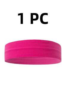 1/4pcs Sweat-Absorbent Sports Headband Elastic Knotted Turban Hair Wrap Breathable Yoga Gym Hairband