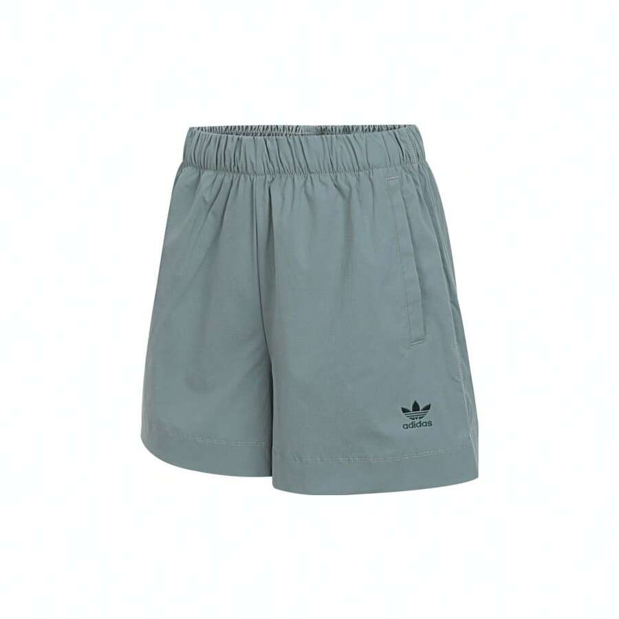 Adidas Originals 2025 女款 ESS S SHORTS 梭织短裤 JD1507 - 綠色 - 查看 1