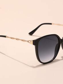 Verywork 1 件春季优雅奢华优质品牌设计女士时尚眼镜，适合户外休闲活动驾驶购物高尔夫度假装时尚配饰，适合夏季海滩度假、户外、旅行 - 彩色 - 查看 4