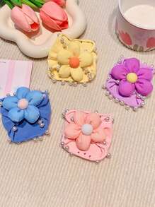 1pc High Elasticity Hair Scrunchies, Extra Wide Durable Hair Ties For Ponytail, Sweet & Cute Hair Accessories