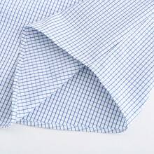 Camisa de cuadros básica retro para primavera y verano, unisex, casual. - Gris - Ver 7