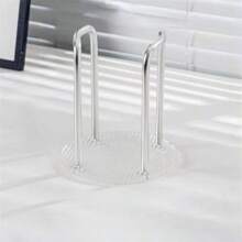 1pc Elegant Acrylic Disposable Cup Holder - Ideal For Home, Cafe, Office & Hotel Use Light Luxury Paper Cup Holder Disposable Cup Picker Acrylic Cup Storage Rack Home Restaurant