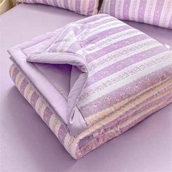 1 pièce Couette fraîche antibactérienne de classe A confortable, convient pour la chambre, le dortoir, la sieste au bureau, n'inclut pas l'oreiller et la taie d'oreiller