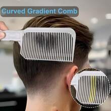3 Stücke/Set gebogene Silikon Haarsträhnen Kragen Rasur Vorlage, gebogenes Haarband, Haarschnitt Verlaufsvorlage für Friseure, Friseurwerkzeuge