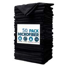 5pcs Microfiber Absorbent Cleaning Cloths, Kitchen, Home, Dish Wash, Car Washing Towels