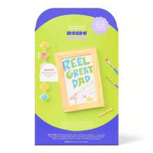 Father's Day Craft Framed Canvas Painting Kit - Mondo Llama™