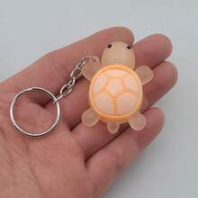 1pc Cute Turtle Luminous Keychain 1.89in 3D Resin Luminous Glow Turtle Keyring For Women Girls Keys Accessories Car Accessories Bag Charm School Cartoon Goth Y2k - Multicolor - View 14