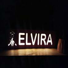 1pc Premium Customized Wooden Name Light, Customizable Name, Customized Gift With Adorable Small Pattern, USB Powered LED Light, Ideal For Room, Living Room Decor, Unique Customized Gift For Birthday, Children's Day, Independence Day, Mother's Day, Father's Day, Anniversary, Christmas Back To School